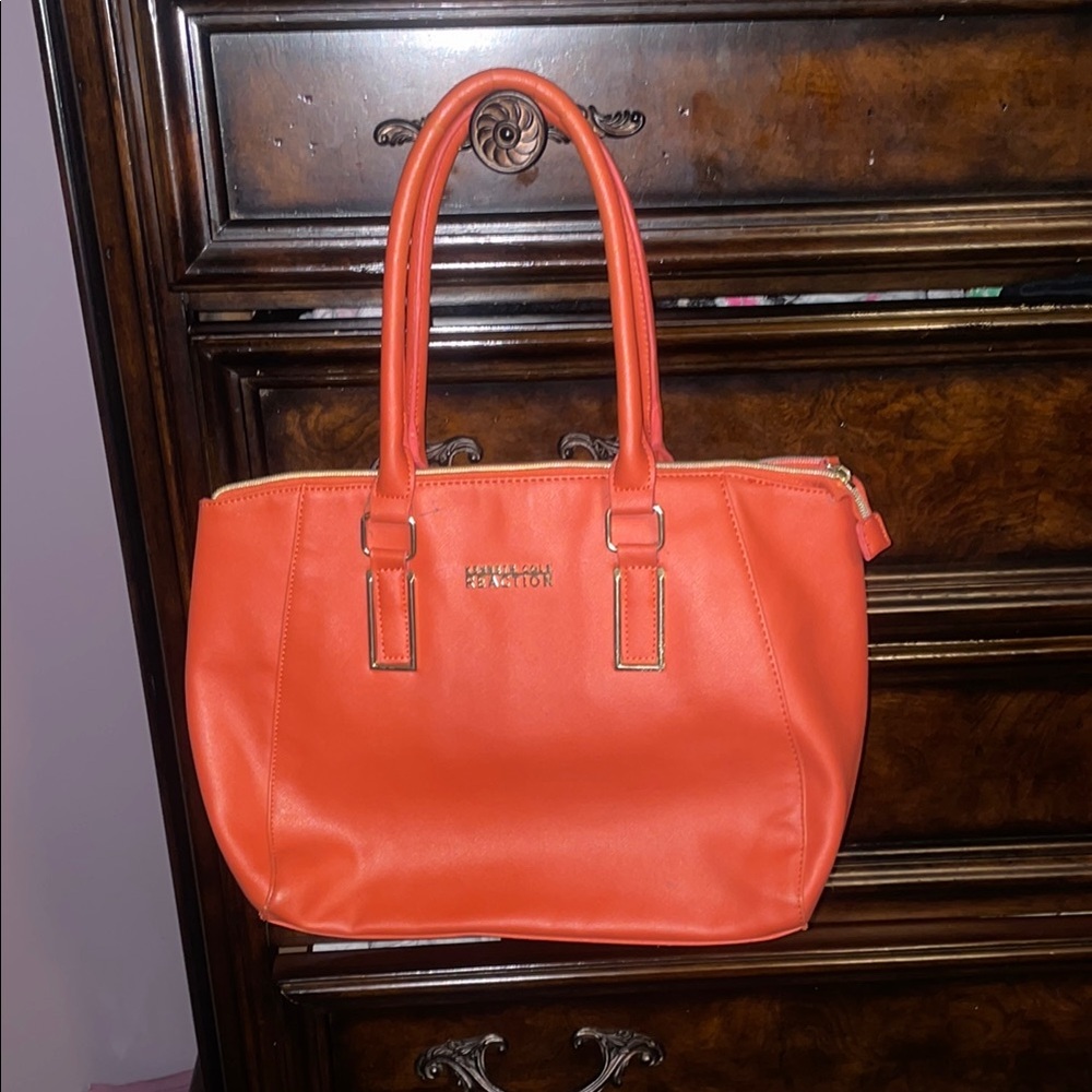 Kenneth Cole Reaction Orange Tote Bag